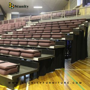 Public Retractable Seating System Fixed Telescopic System Platform