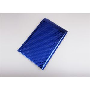 Water Resistant Metallic Bubble Mailers Blue Padded Envelopes 8.5"X14.5" #3