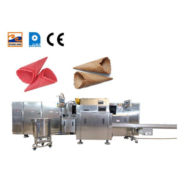 Fully Automatic Ice Cream Cone Making Machine 61 Practical Wear Resistant Baking