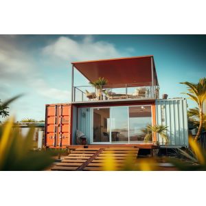 Buy cheap Folding Container House Durable Steel Structure With EPS Sandwich Panel Easy Assembly Customizable Design from wholesalers