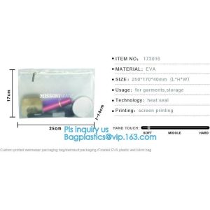 Cheap Frosted PVC Zip Lock Document Bag With Customized Logo，A4 PP /PVC Plastic