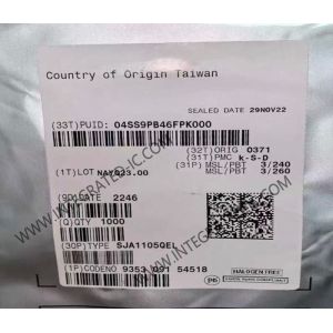 Buy cheap SJA1105QEL 5-Port Automotive Gigabit Ethernet Switch IC with 10/100/1000 Mbit/s and 1.8/2.5/3.3 V Operation from wholesalers