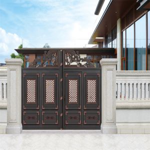 Buy cheap Electrical Motorized Driveway Aluminium Fence Gate For Houses from wholesalers