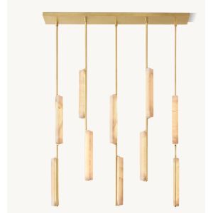 Buy cheap Modern Audubon Alabaster Linear Chandelier 54 for Island from wholesalers