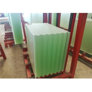 China Patterned Solar PV Glass , Ultra White Low Iron Toughened Glass 91.7% Transmittance on sale