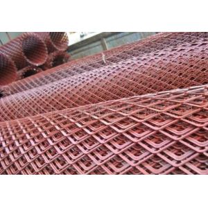Metal Expanded Wire Mesh Anti Slip Carbon Steel Expanded Metal Flat Sheet