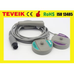 Buy cheap Goldway Patient Monitor 3 In 1 Fetal Transducer With Gray TPU Cable Round 6pin from wholesalers