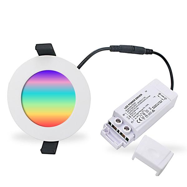 Buy cheap RGB IP44 Surface Mounted Downlight Recessed Smart Dimmable Anti Glare Commercial Led Downlight from wholesalers