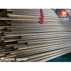 Buy cheap Low Fin Tubes ASTM B111 C71500 Copper Nickel CuNi30Mn1Fe Tubes For Air Cooler from wholesalers