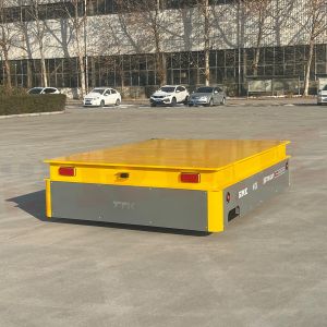 Buy cheap 25T Accumulator Powered Polyurethane Wheels Trackless Transfer Cart from wholesalers