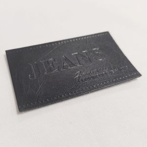 Personalized Custom Embossed Leather Patches With Logo Image Or Text