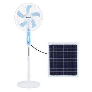 Buy cheap 22w 1070rpm Solar Pedestal Fan Lithium Battery Polysilicon Panel from wholesalers