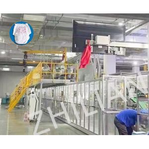 Buy cheap 450pcs/min Baby Pull Up Diaper Machine Traning Pants Machine from wholesalers