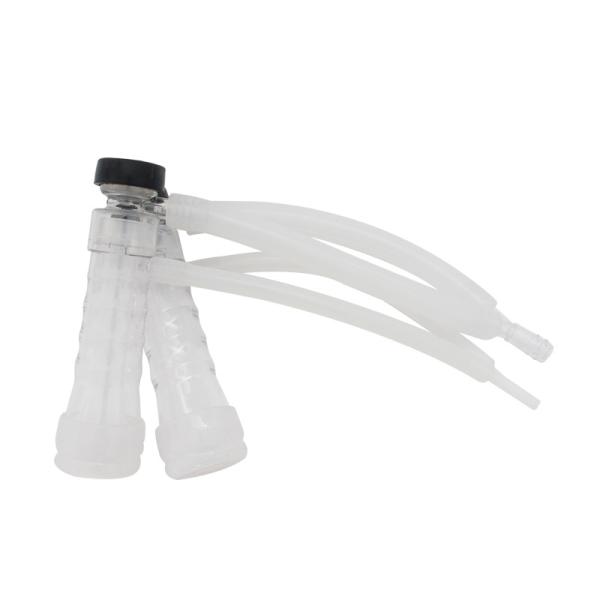 Quality Goating Milking Machine Parts Milk Cluster Assembly With Silicone Liner And Direct Connection for sale