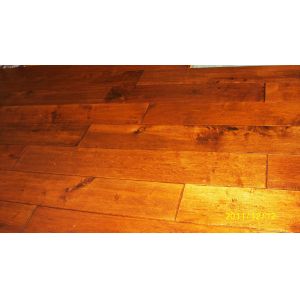 Buy cheap Maple Solid Flooring handscraped and Distressed Surface from wholesalers