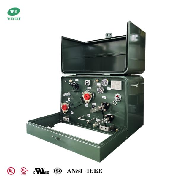 Buy cheap 50Kva Single Phase Pad Mounted Transformers Power Distribution Loop Feed Additive Polarity 240V To 480V UL Listed from wholesalers