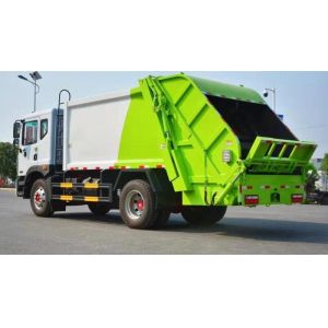 Buy cheap Manual Transmission 10cbm Waste Collection Garbage Compactor Truck for Garbage Can Cleaning and Compression at Affordable from wholesalers