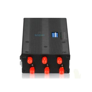 Buy cheap 6 Antennas Portable Mobile Phone Signal Jammer Lithium Battery With AC Adapter from wholesalers