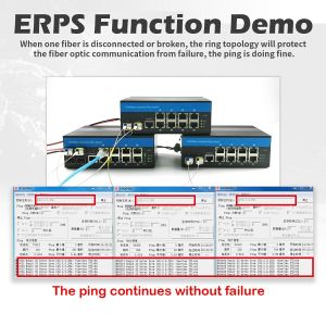 Buy cheap 8 Port PoE Managed Switch 8 SFP 2.5G Fiber ERPS Ring L2 Manageable Outdoor Use from wholesalers