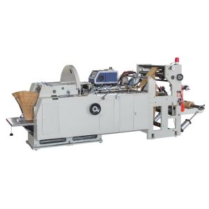 Fruit Paper Bags Manufacturing Machine , Auto Paper Pouch Making Machine