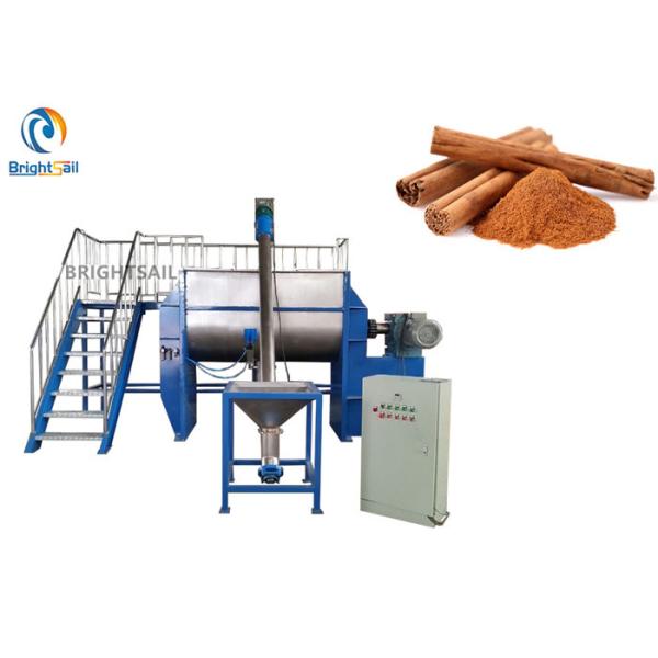 Quality Commercial Spice Powder Machine Masala Curry Chilli Flour Ribbon Mixer for sale