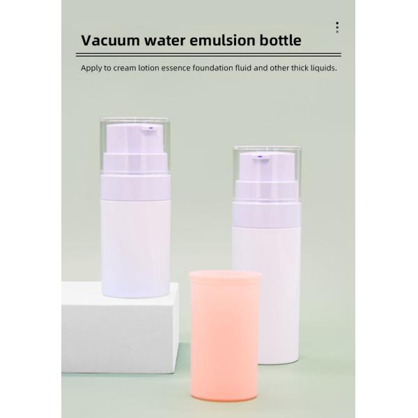 Quality Acrylic Airless Bottle Refillable Screen Printing 30ml And 50ml for sale