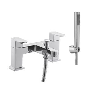 China Simple Design Chrome Bathroom Mixer Tap Faucet With Ceramic Valve on sale