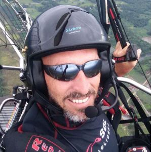 Buy cheap Grey Paramotor helmet GD-G with full headset PPG helmet Noise cancel powered paragliding helmet from wholesalers