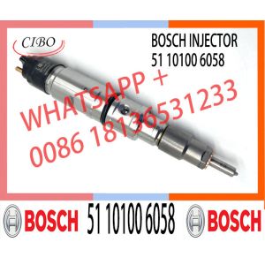 Buy cheap New Diesel Engine Fuel Injector 0445120068 Common Rail Injector 0 445 120 068 51 10100 6058 For Man from wholesalers