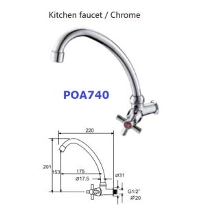Buy cheap Kitchen Shower Metered Faucets In Different Angle from wholesalers