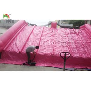 Buy cheap Garden 0.55 Mm PVC PVC Tarpaulin Inflatable Water Slide For Kids Pink Color Customized from wholesalers