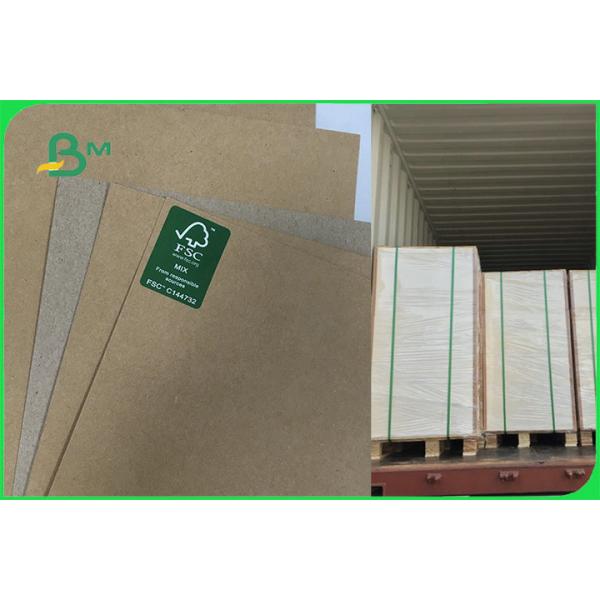110gsm to 120gsm Recycled Brown Kraft Liner Paper Board Sheet FDA EU FSC