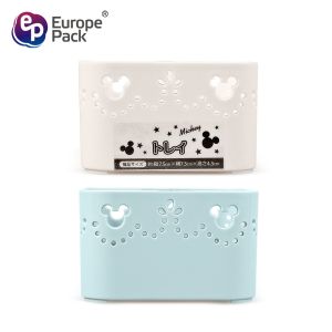 Smaller Mickey Mouse hollow-out pattern Reusable Plastic storage box food