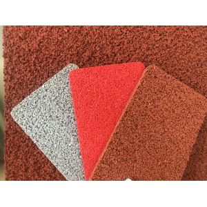 Buy cheap Rice Shape Red Blue 2mm Anti Slip Coloured Rubber Crumb from wholesalers