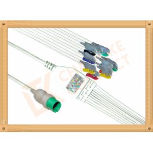 Buy cheap Spacelabs 10 Lead Ecg Lead Wires Clip IEC Soft And Durable from wholesalers