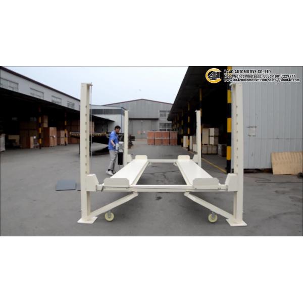 Quality AA4C mobile 4 post car parking lift AA-4P35MP for sale