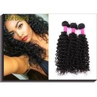 Buy cheap Deep Curly Unprocessed Human Hair Extensions Clean And Soft Quality 10"-30" product