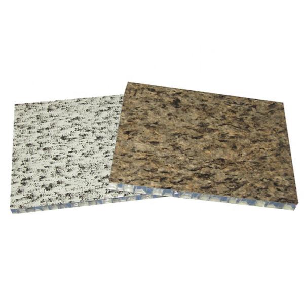 Quality Aluminium Honeycomb Stone Wall Cladding Panels Fire Thermal Proof for sale