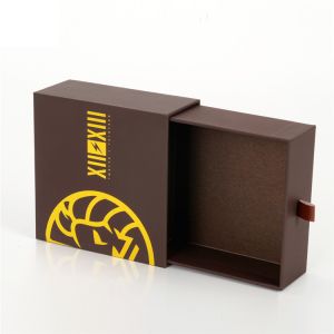 Buy cheap Luxury Small Paper Gift Box Recycled Handmade With Custom Foil Stamping Logo from wholesalers