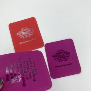 bags food for dry saffron crocus and tea 500pcs MOQ for custom packaging bag