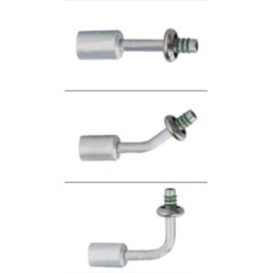 Buy cheap #6 #8 #10 #12 Flexible Al outer screw jonit with Al jacket (Male O-Ring)/ auto air conditioning hose fitting from wholesalers