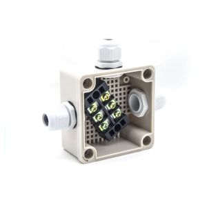 Pastic Electric Enclosure Project Junction Box 86*84*60mm with Gland Connectors