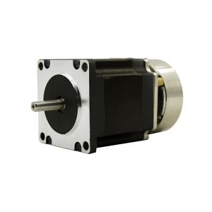 Buy cheap NEMA23 size 57mm Stepper motors with brake motor torque 1.3N.m(186oz-in) shaft diameter 6.35/8.0mm 3A from wholesalers