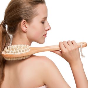 Buy cheap Wooden Long Handle Body Brushes Natural Bristles Brushes from wholesalers