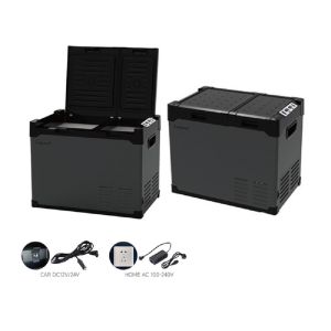 Buy cheap Double Zone Portable Car Fridge Low Noise Compressor Mini Fridge Freezer for Car or Home from wholesalers