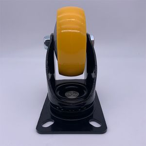 Buy cheap 125 mm PU Caster with 360 Degree Top Plate from wholesalers