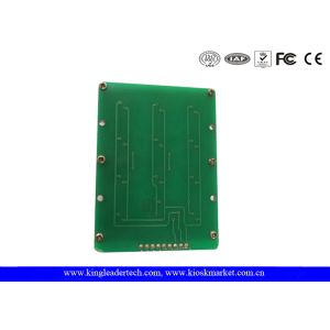 Illuminated Indoor Access Control Zinc Alloy Metal Keypad With 12 Keys