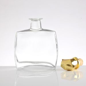 Buy cheap Super Flint Glass Reusable Glass Bottles with Irregular Shape Unique Production Line from wholesalers