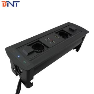 Buy cheap 3Mm Panel Thickness electric Black Desk Pop Up Multimedia Socket from wholesalers