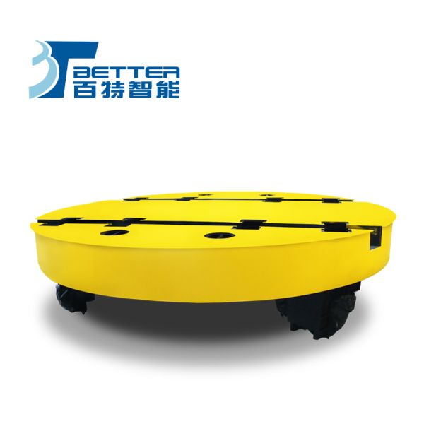 Quality Carrying Large Equipment Custom Remote Control Rail Turntable and Electric Transfer Cart for sale